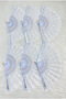 White Lace Bridal Bridesmaid Fan, Bride Bachelorette Party Henna Gift, 1 Piece - 4