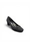 Women's Thick Heeled Evening Dress Shoes with Stone Detail Heeled Shoes - 3