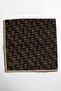 Women's Brown Striped Organic Cotton Soft Scarf - 2