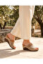 2251 Ultra Light Wedge Heeled Genuine Leather Full Anatomical Women's Slippers - 4
