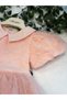 Girl's Tulle Dress - 100% Cotton - Powder - 4