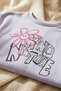 Girl's Kind Nature Printed Ruffle Detailed Lilac Tracksuit Set - Cotton Comfortable Cut Two-Piece Set - 6