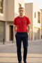 Men's Crew Neck Short Sleeve Basic T-Shirt Daily Comfortable Flexible Sports T-Shirt Cotton Lycra - 2