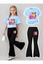 Girl's Spanish Style Leggings and T-Shirt Set