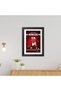 Ronaldo Motivational quote Wall Art for Living and Bedroom Print Canvas Black Framed Painting For A4 8X12 CM - 3