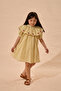 Strawberry Embroidery Cotton Dress Yellow - 8