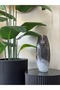Imported Gray Glass Vase - 2