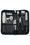 16 in 1 Stainless Steel Nail Clipper Set with Travel Case Manicure and Pedicure Grooming Kit