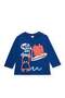 Boy's Crab Printed T-Shirt 2-8 Years Dark Blue