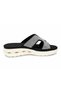 Women’s Sandals-Rhinestone Platform Slide Sandals – Casual Lightweight Wedge Slip-On Sandals for Women – Black & Navy Blue - 4