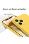 Solid Color Θήκη Σιλικόνης Yellow (Realme C51) - 5