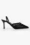 Women's Monica Black Stone Sequin Stiletto - 4