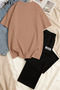 Unisex Oversize Printed T-Shirt & Wide-Leg Sweatpants Set – Relaxed Fit Casual Set - 2