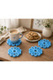 Design Blue Flower Coaster Set (4 Pieces)