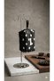 Black Color Large Gray Polka Dot Soft Puff Makeup Bag / Pen Holder