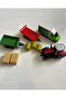 Mini Work Special Production Red Construction Vehicles Metal Tractor Set 4-Piece Set 8 cm Cars - 4