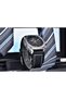 Watches for Men Luxury Quartz Water Resistant Watch Men's Chronograph Genuine Pu Leather Strap 5222 - 4