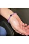 Amethyst Natural Stone Bracelet Double Set 8mm Bottle Form Certified Purple Quartz Energy and Elegance Bracelet - 2