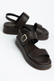 Women's Double-Strap Buckle Detailed Casual Sandals - 4