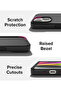 Black Silicone Case for iPhone 14Plus, 3-Layer Liquid Silicon Soft Touch Protective Cover for iPhone 6.7" | FLARE GADGETS - 7