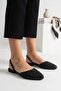 Women's Daily Ballet Flats Inside-Out Office Sandals Shoes - 5