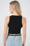 Women's Halter Neck Black Bodysuit - 6