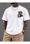 Men's Oversize Classic Hot Rod Car Printed T-Shirt 100% Cotton Streetwear - 2