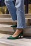 Gilca Women's Green Matte Heel Stiletto - 8
