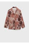 Fuzzy Patterned Pajama Top Shirt - 3