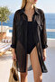 Pocketed Modal Fabric Long Shirt Pareo 5087