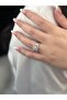 Vintage Square Stone Zircon Ring Gold Plated 454 - 2