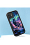 Silicone Couple Phone Case for Tecno Spark Slim 5g Compatible Wolf Black Pattern Camera Protective Case - 7