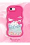 iPhone 8 Compatible Case Camera Protector Red Silicone Couple Phone Case Landscape Pattern - 2