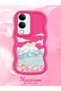 Vivo Y19 Compatible Case Camera Protector Red Silicone Couple Phone Case Landscape Pattern - 2