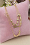 Vip Xuping Triple Loved Steel Necklace, Non-Tarnishing Steel Necklace 38+6 cm - 5