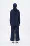 Boy's Zippered Double Suit with Single Pocket Trousers Indigo 26Yt697 - 4