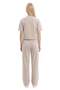 Premium - Sway Collection |   Mink Modal Ribbed Stitching Detail Women's Tracksuit Set - 4