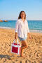 Mosso Beach Towel 100% Cotton 76X216-Red - 4