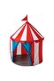 CIRKUSTÄLT Children's tent, red/blue white