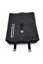 Expandable Roll Top Backpack 600D Waterproof Polyester, Laptop Backpack Fits 15 Inch Laptop, Padded Straps, Reflective Front Pocket, Black - 2