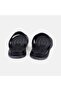 Men's Black Desacomfort Cross-Strapped Leather Slippers - 5