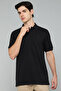 Solid Polo T-Shirt with Short Sleeves