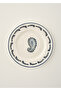 Paisley Set of 6 Porcelain Cake Plates Blue (21 cm) - 5