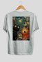 For the Love of Cats 110 Cat Printed White Oversize T-Shirt 100% Cotton Unisex Cat Lover Premium Design