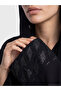 Two Mt Shop Quality Lcw Modest Black Crepe Patterned Long Robe - 3