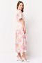 Women Floral Print Maxi Casual Dress, Multicolor - 3