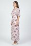 Women Floral Print Maxi Dress, Multicolor - 3
