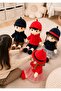 Streetwear Style Plush Girl Doll 85cm Soft Stuffed Toy with Cap & Jacket Outfit – Red & Black - 4
