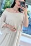 File Top Linen Dress 6Y253 - 4