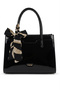 Elit Vsn3131R Women's Patent Leather Hand and Shoulder Bag Black - 2